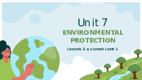 B I Gi Ng I N T Ti Ng Anh Unit Environmental Protection Lesson