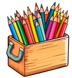 A box of colored pencils AI-generated content may be incorrect.