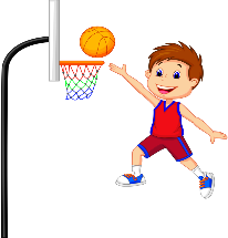 Download Free png Banner black and white stock of kids playing basketball - RR ... - DLPNG.com