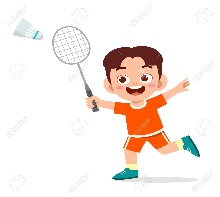 Happy Cute Kid Boy Play Badminton Royalty Free Cliparts, Vectors, And Stock Illustration. Image 138518456.