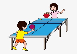 Ping Pong Tournament Clipart Picture Royalty Free Library - Playing Table Tennis Clipart | Full Size PNG Download | SeekPNG