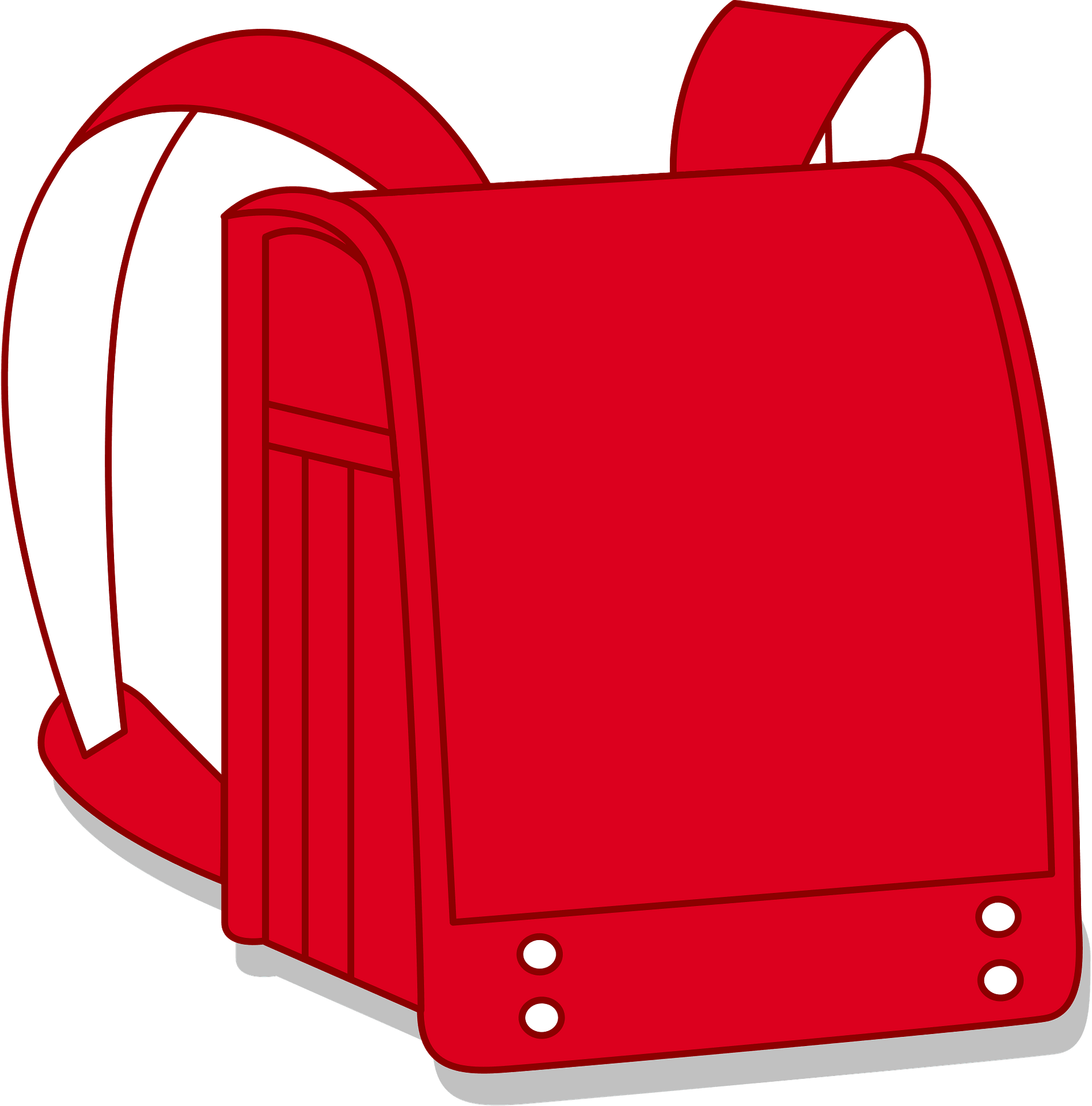 Randoseru Firm Sided Backpack clipart. Free download transparent .PNG | Creazilla