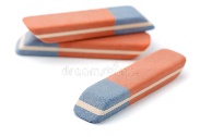 Erasers stock photo. Image of school, closeup, deleting - 36792016