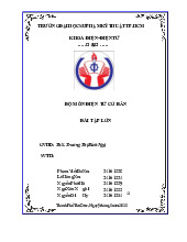 Bài Tập Lớn Môn Mạch điện tử 1 | Đại học Sư phạm Kỹ thuật Thành phố Hồ Chí Minh