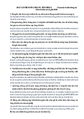 Bài tập chương 7: Kiểm Toán Hàng Tồn Kho | Môn Kiểm toán tài chính - Học viện Chính sách và Phát triển