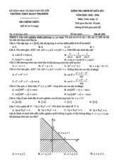 Đề giữa kì 1 Toán 10 năm 2025 – 2026 trường THPT Đoàn Thị Điểm – Hà Nội
