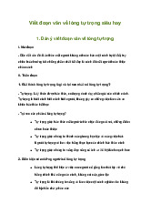 Văn mẫu lớp 12: Viết đoạn văn nghị luận về lòng tự trọng