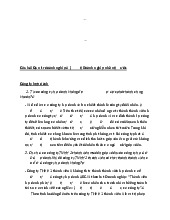Câu hỏi QTTCDN | Học viện Nông nghiệp Việt Nam