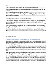 Đề cương Môn Triết học Mác - Lênin | Đại học Bách Khoa Hà Nội