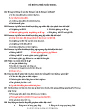 Trắc nghiệm Môn Hệ thống nhiên liệu Diesel | Đại học Sư phạm Kỹ thuật Thành phố Hồ Chí Minh