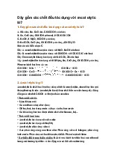 Dãy gồm các chất đều tác dụng với ancol etylic là?