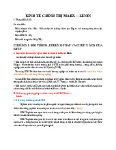 Nội dung cơ bản và phương pháp nghiên cứu | Môn Kinh tế chính trị Mác-Lênin - Đại học Kinh Tế Quốc Dân