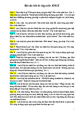 Bộ câu hỏi ôn tập môn Kỹ năng giao tiếp | Trường Đại học Kinh doanh và Công nghệ Hà Nội