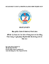 Lý luận của Các Mác về hàng hoá sức lao động | Môn Kinh tế chính trị Mác-Lênin - Đại học Kinh Tế Quốc Dân