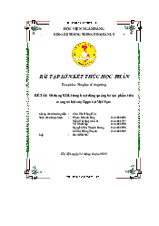 Đề Tài: Sử dụng KOL trong hoạt động quảng bá sản phẩm trên mạng xã hội của Oppo tại Việt Nam | NLSUD