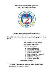 Lấy ví dụ về trách nhiệm xã hội của hai doanh nghiệp. Đánh giá và vẽ hình | Bài tập nhóm môn Lịch sử đảng cộng sản Việt Nam