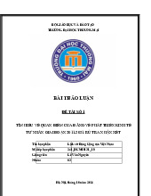 Quan điểm Đảng về phát triển kinh tế tư nhân (2011-2021) | Bài thảo luận Lịch sử Đảng Cộng sản Việt Nam