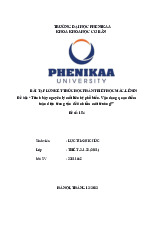 Trình bày nguyên lý mối liên hệ phổ biến. Vận dụng quan điểm toàn diện trong vấn đề ô nhiễm môi trường? | Bài tập lớn kết thúc học phần Triết học Mác – Lênin