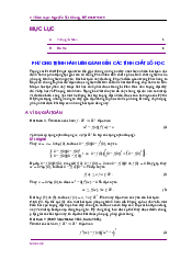Phương trình hàm liên quan đến các tính chất số học | Trường Đại học Sư phạm Hà Nội
