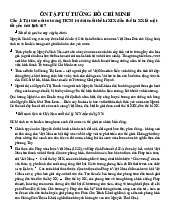 Ôn tập Môn Tư tưởng Hồ Chí Minh | Đại học Kinh tế và Quản trị kinh doanh, Đại học Thái Nguyên