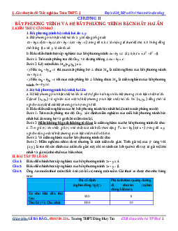 Trắc nghiệm bất phương trình và hệ bất phương trình bậc nhất hai ẩn Toán 10 KNTTVCS