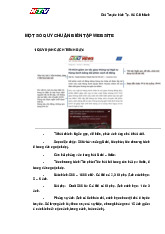 Một số quy chuẩn biên tập website | Học viện Báo chí và Tuyên truyền