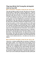 Tổng hợp kết bài Hồn Trương Ba, da hàng thịt chọn lọc hay nhất