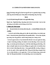 12 Câu Hỏi Ôn Tập Môn Hành vi người tiêu dùng | Đại học Kinh Tế Quốc Dân