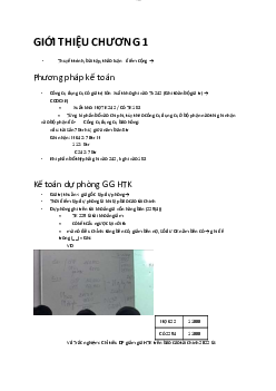 Đề cương ôn tập kế toán tài chính