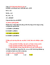 Bài tập trắc nghiệm cuối kì - Điện cơ và máy điện môn Máy điện | Trường Đại học Bách Khoa Hà Nội