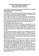 Đề cương Quản lý nhà nước về nhân lực | Học viện Chính trị quốc gia Hồ Chí Minh