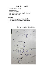 Tài liệu sưu tầm. Bài Tập Về Nhà Cơ học