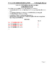 Đề cương môn thí nghiệm sức bền vật liệu- Trường Đại học bách khoa - Đại học đà nẵng.