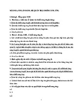 Ôn tập Trắc nghiệm Quản trị Chuỗi Cung Ứng - Chương 1 đến 6 (QTCCU)