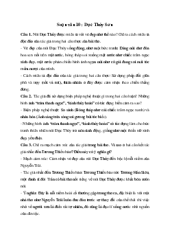 Soạn bài Dục Thúy Sơn -  Ngữ Văn 10 Chân trời sáng tạo