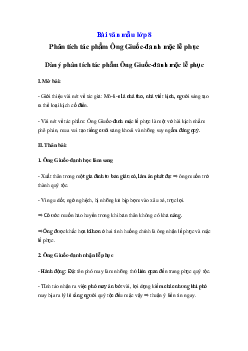 Phân tích tác phẩm Ông Giuốc-đanh mặc lễ phục (Dàn ý + 4 mẫu) Ngữ Văn 8 | Kết nối tri thức