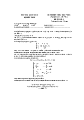 Đề ôn tập toán kinh tế 1- đề số 1 | Hvnh