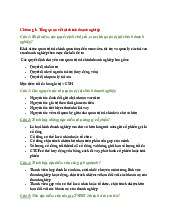 Bộ câu hỏi ôn tập theo chương môn Tài chính doanh nghiệp  | Trường Đại học Tài chính - Kế toán