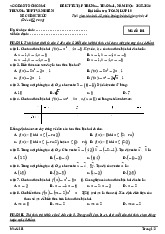 Đề KTTX tập trung Toán 10 tháng 1 năm 2026 trường THPT Văn Hiến – Đồng Nai