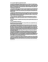 Sinh lý thần kinh - Tóm tắt bài giảng (Môn: Sinh học)