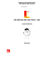 Giải Bài Tập Giải Tích 1 - K58: Lời Giải Chi Tiết và Hướng Dẫn