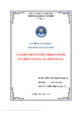 Tiểu luận CÁC BIỆN PHÁP TƯ PHÁP THEO QUY ĐỊNH CỦA BLHS NĂM 2015, SỬA ĐỔI NĂM 2017 môn Pháp luật đại cương - Trường Đại học Văn Hiến.