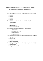 Bộ đề câu hỏi trắc nghiệm Lịch sử đảng | Đại học Bách Khoa Hà Nội
