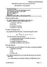 Đề thi Xử lý tín hiệu số đề số 13 kỳ 2 năm học 2020-2021 | Trường Đại học Công nghệ, Đại học Quốc gia Hà Nội