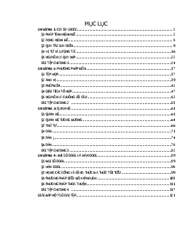 Giáo trình môn Toán rời rạc