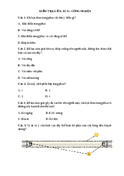 Đề thi giữa học kì 2 môn Công nghệ 6 năm 2023 - 2024 sách Kết nối tri thức với cuộc sống | Đề 5