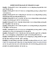 CHỦ ĐỀ THUYẾT TRÌNH MÔN TTHCM-10 Nhóm