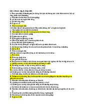 Tài liệu ôn thi Môn Marketing căn bản | Đại học Mỏ – Địa chất