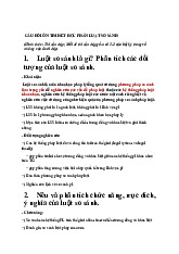 Đề cương ôn thi Học phần Luật So Sánh - Nội dung và Phân tích