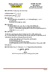 Đề Thi HK2 Toán 9 Năm Học 2025-2026 Phòng GD Ninh Hòa Có Đáp Án